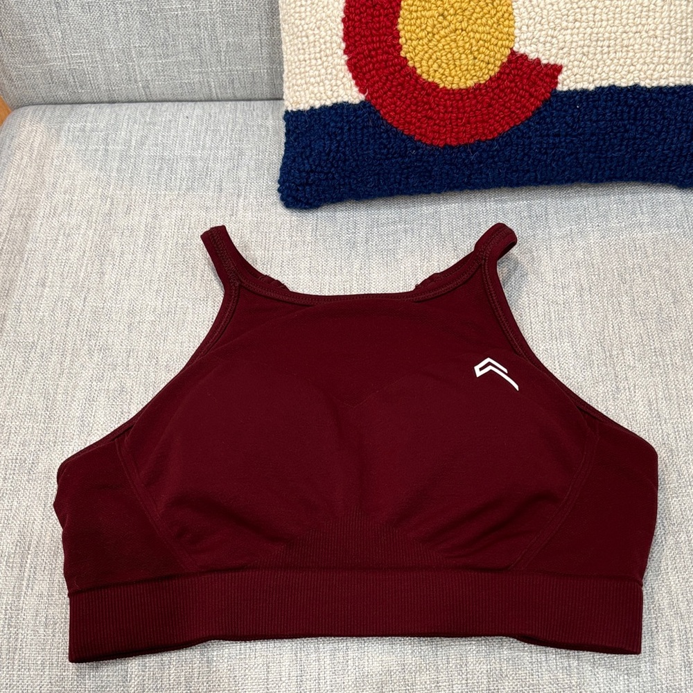 Oner Active Deep Red Sports Bra